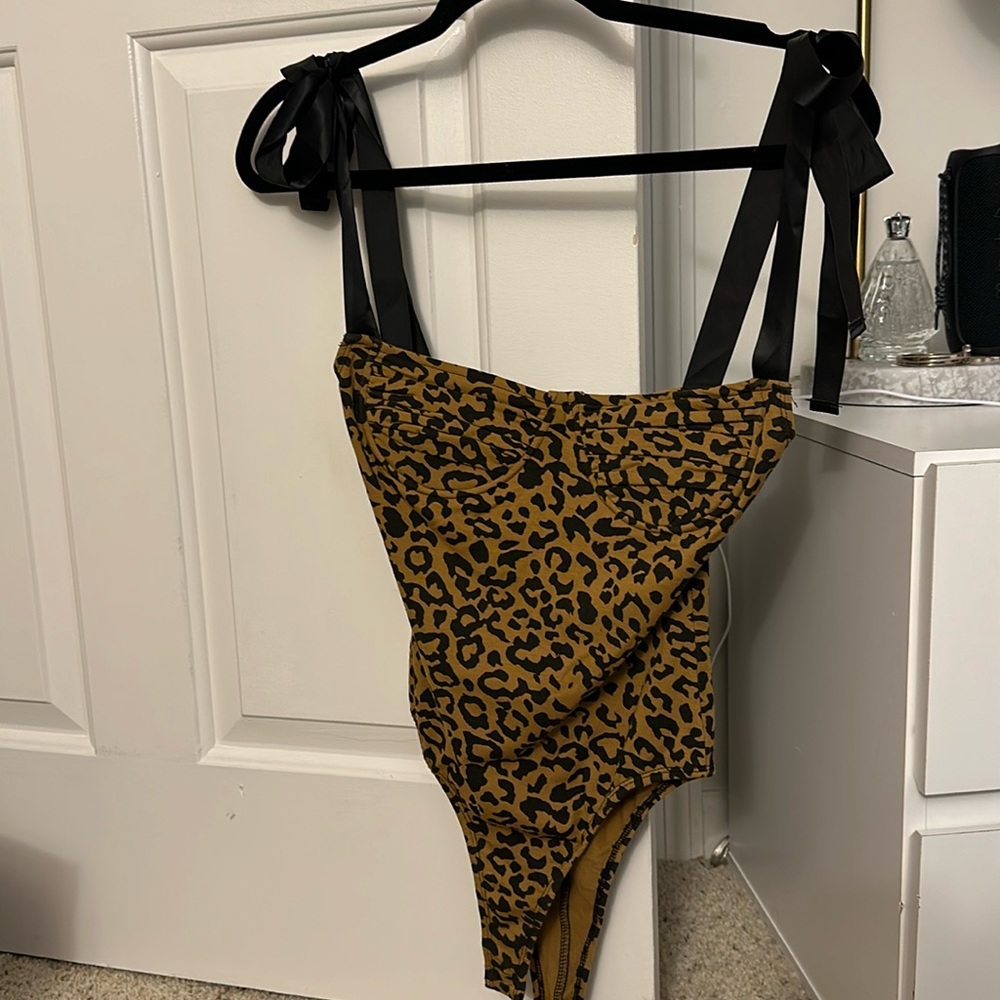Cheetah print bodysuit
